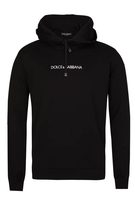 dolce gabbana hoodie black|farfetch dolce and gabbana hoodie.